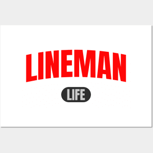 Lineman Life Posters and Art